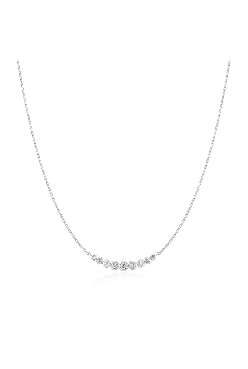 Anker schakelketting zilver 45 cm
