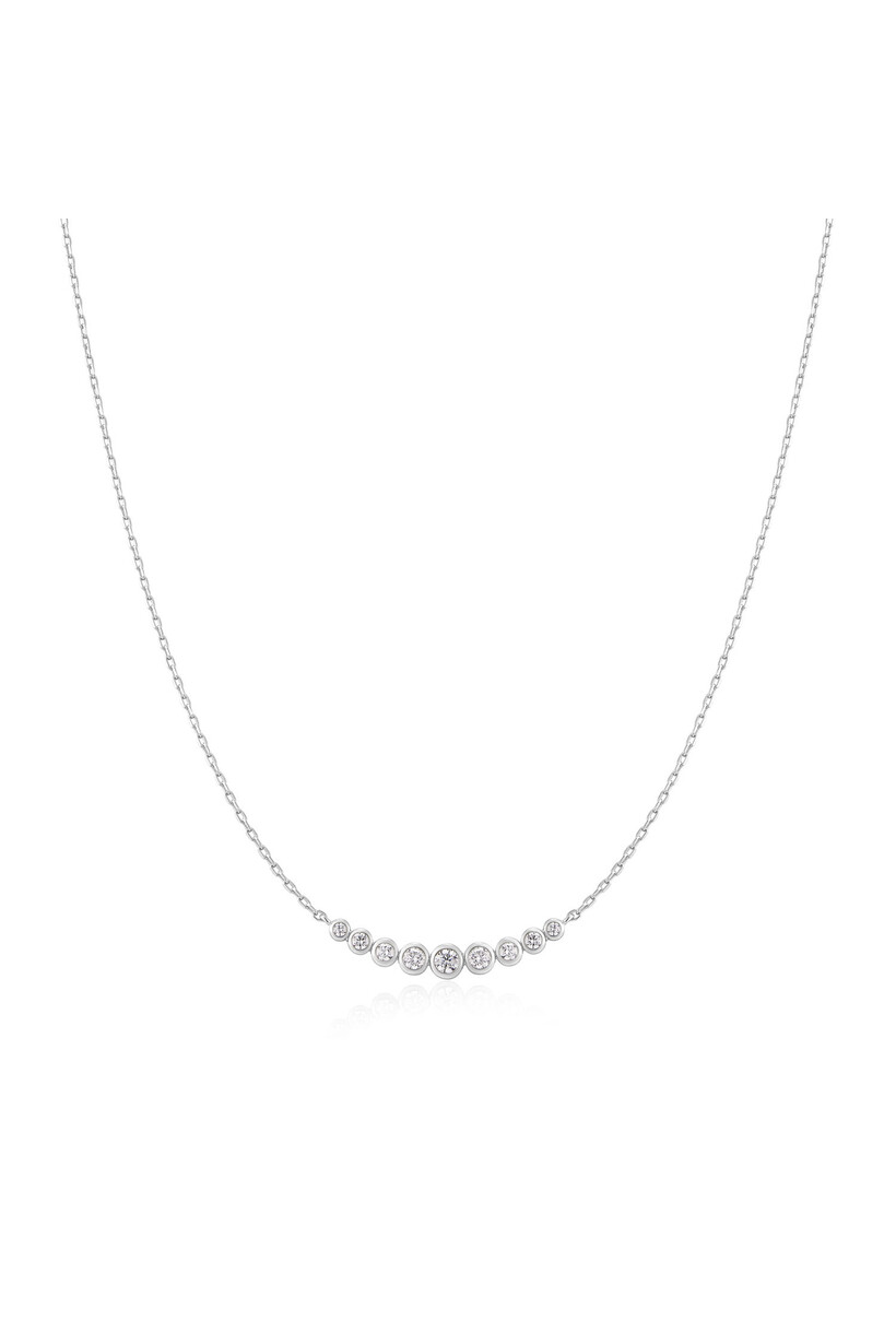 Silver Graduated Necklace