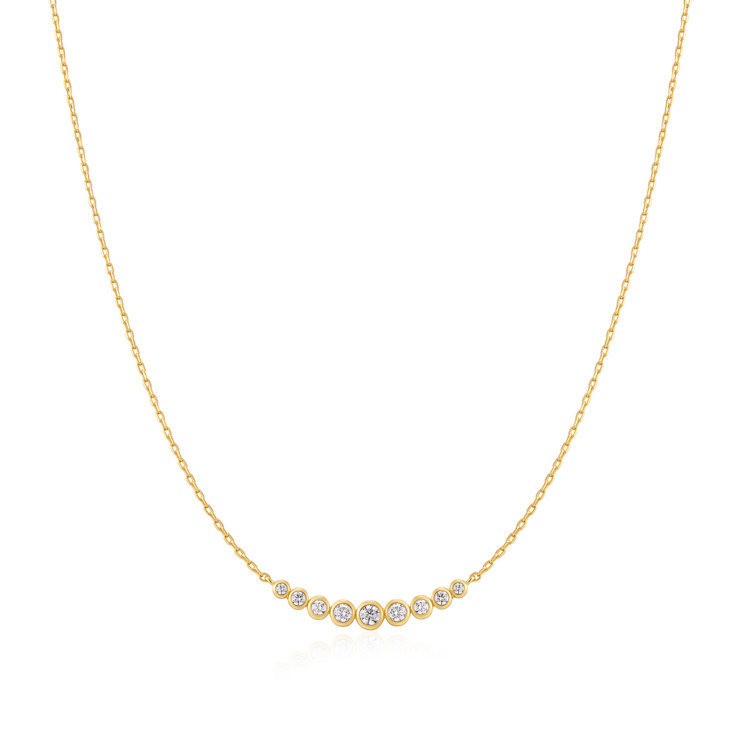 Gold Graduated Necklace-1