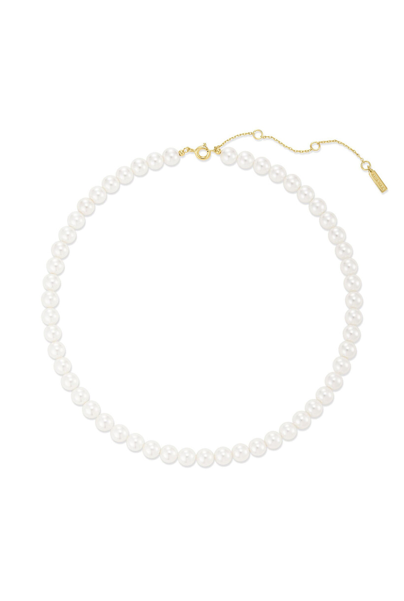 GoldPearl Beaded Necklace