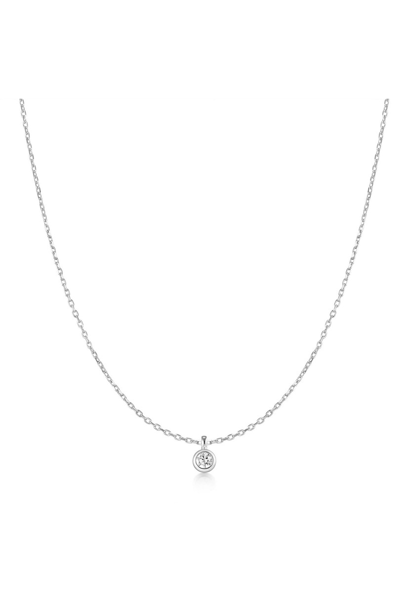 Anker schakelketting zilver 48 cm