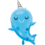 Folieballon – Narwhal Baby
