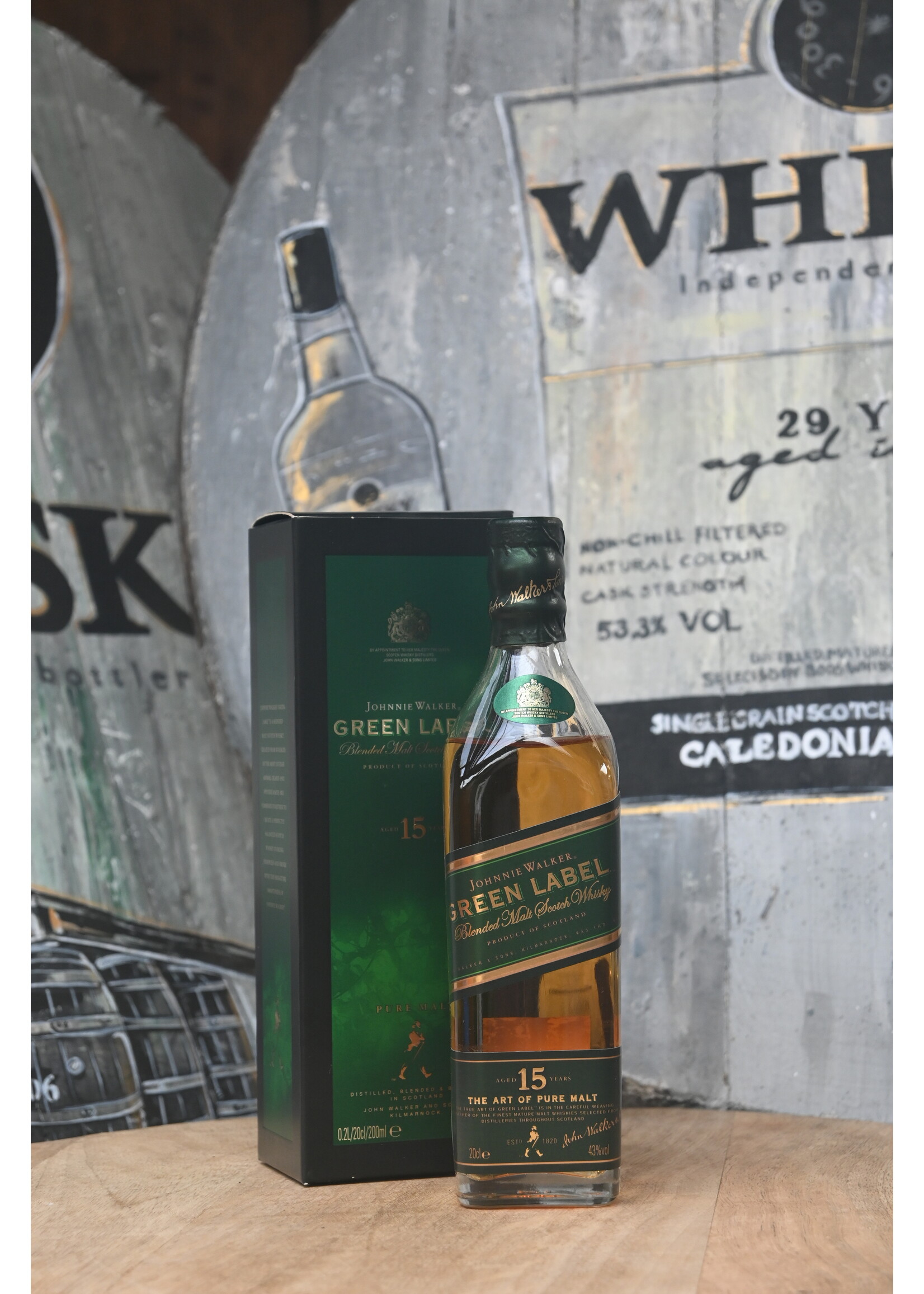 Johnnie Walker Green Label - oude botteling