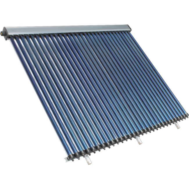 Complete zonneboilerset - 2x 30HP + Tapwaterboiler 500L met 2 warmtewisselaars