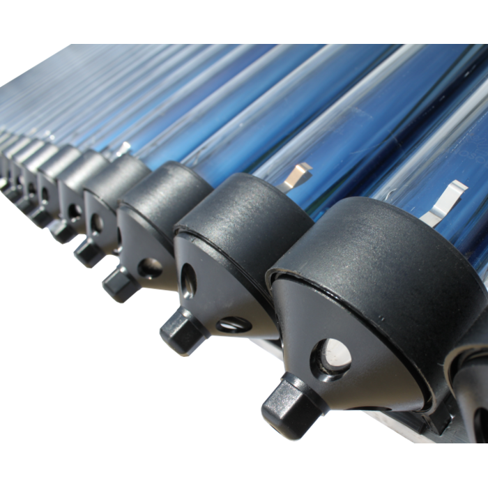 Komplettes Solarkessel-Set - 2x AE-00030-HP(V2) + Brauchwasserspeicher 500L mit 2 Wärmetauschern