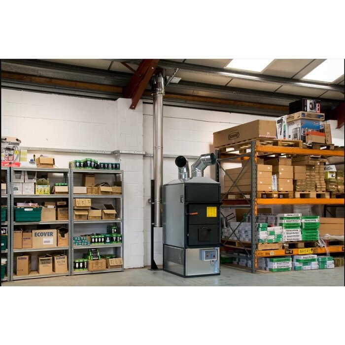 Fabbri F 55 S.V. (55 kW) - Luftheizungs-Holzkessel