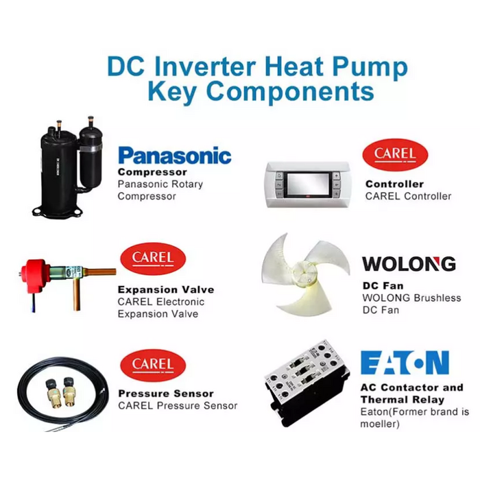 SPRSUN CGK-050V2 (16,5 kW) - All-electric monoblock lucht/water warmtepomp