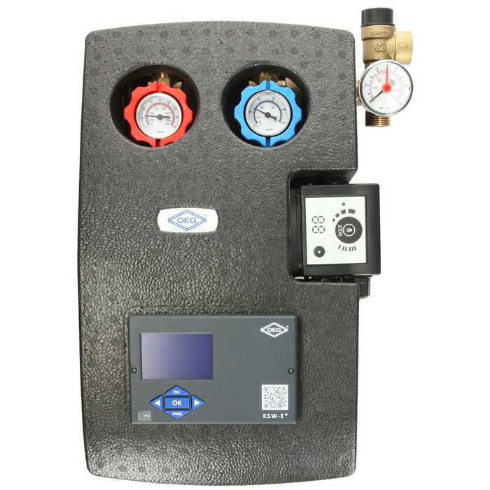 Komplettes Solarboiler-Set - 1x AE-00030-HP(V2)  + Pufferspeicher 300L mit 1 Trinkwasserregister und 1 Wärmetauscher