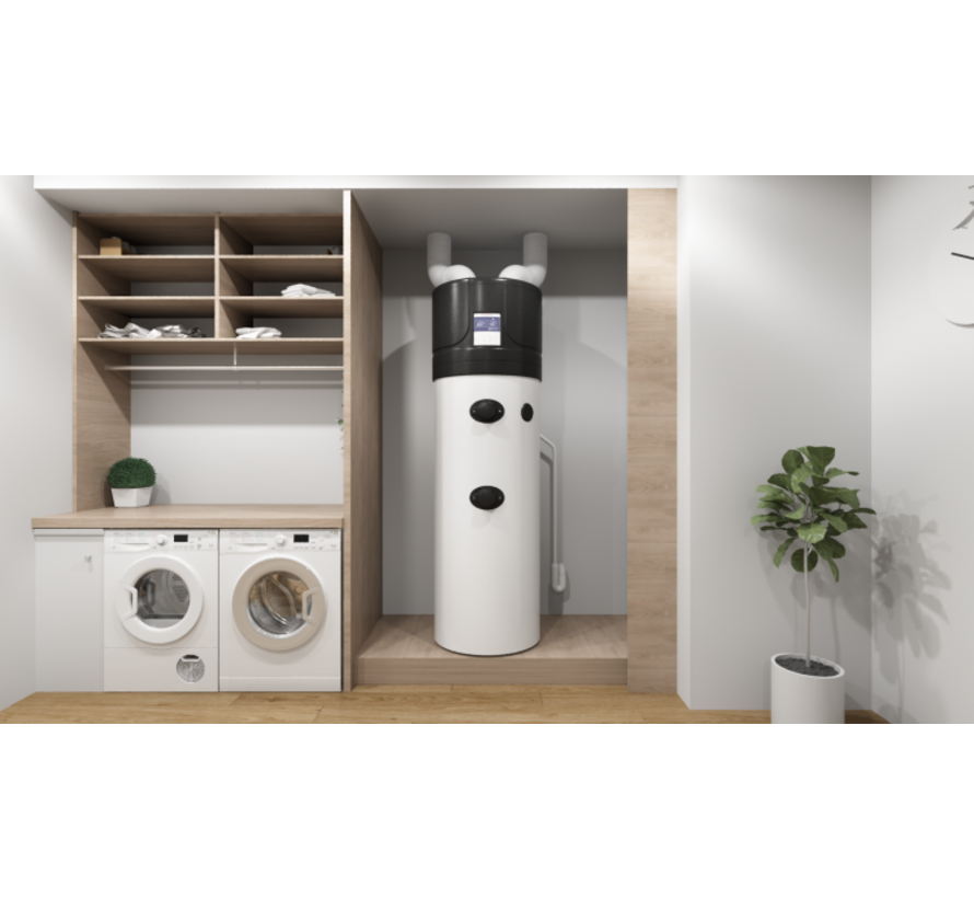 TESY Tesy AquaThermica HPWH 2.1 260 U 02 - 260L Warmtepompboiler (zonder warmtewisselaar)