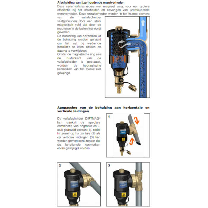 Caleffi Caleffi 5453 DIRTMAG® -  Magnetischer Schlammabscheider 1"