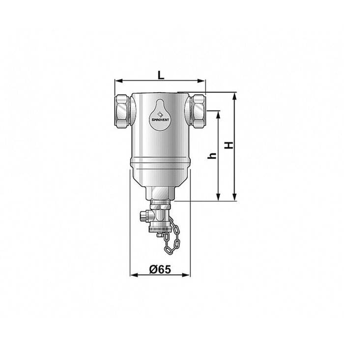 Spirotech Spirotech Spirovent AA100 - Entlüfter 1"