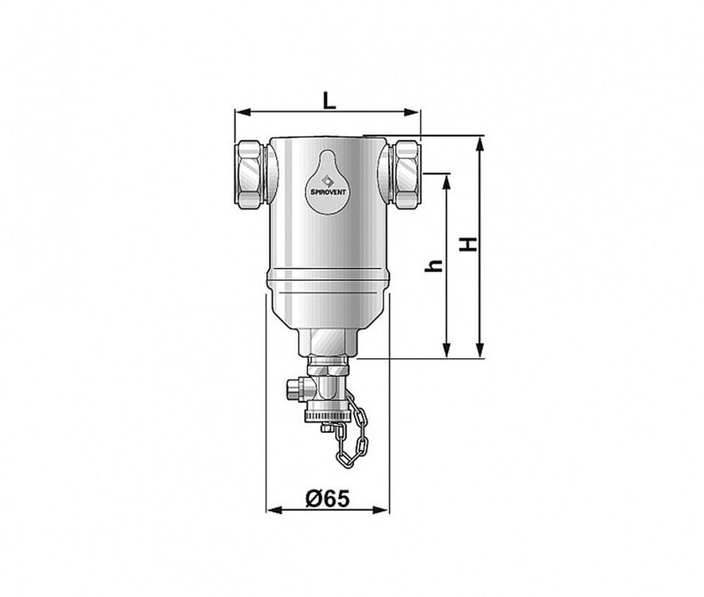 Spirotech Spirotech Spirovent AA100 - Entlüfter 1"