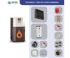 HeWa Solutions Kepo MC25 (25 kW) - Bedrijfsverwarming Combideal