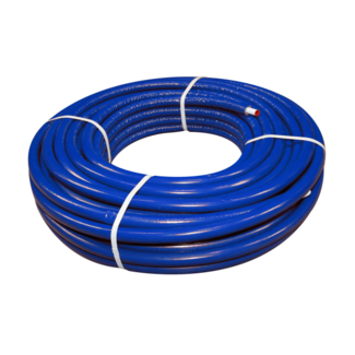 Bonfix BONFIX 2003310 - Alu-Press-Mehrschichtrohr + 6 mm Isolierung blau - 20 x 2 mm (Rolle 50 Meter)