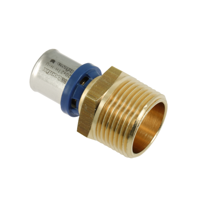 Bonfix BONFIX 2000264 - Perskoppeling recht - Messing - 20 x 1" G M