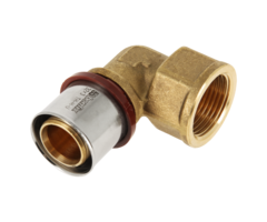 Bonfix BONFIX 2001160 - Perskoppeling knie 90° - Messing - 32 x 1" G F