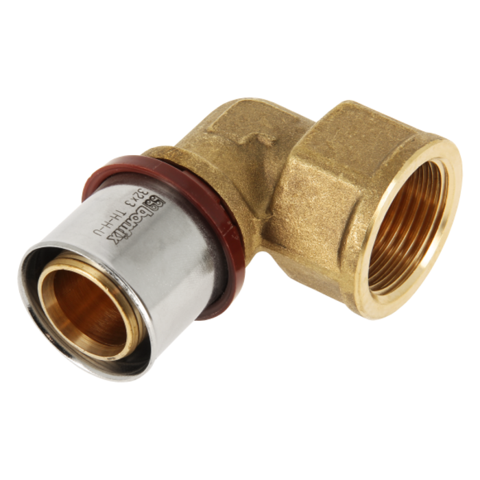 Bonfix BONFIX 2001160 - Perskoppeling knie 90° - Messing - 32 x 1" G F