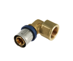 Bonfix BONFIX 2001115 - Perskoppeling knie 90° - Messing - 20 x 1/2'' G F