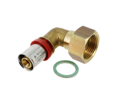 Bonfix BONFIX 2002103 - Presskupplung Knie 90° - Messing - 16 x 3/4'' G F