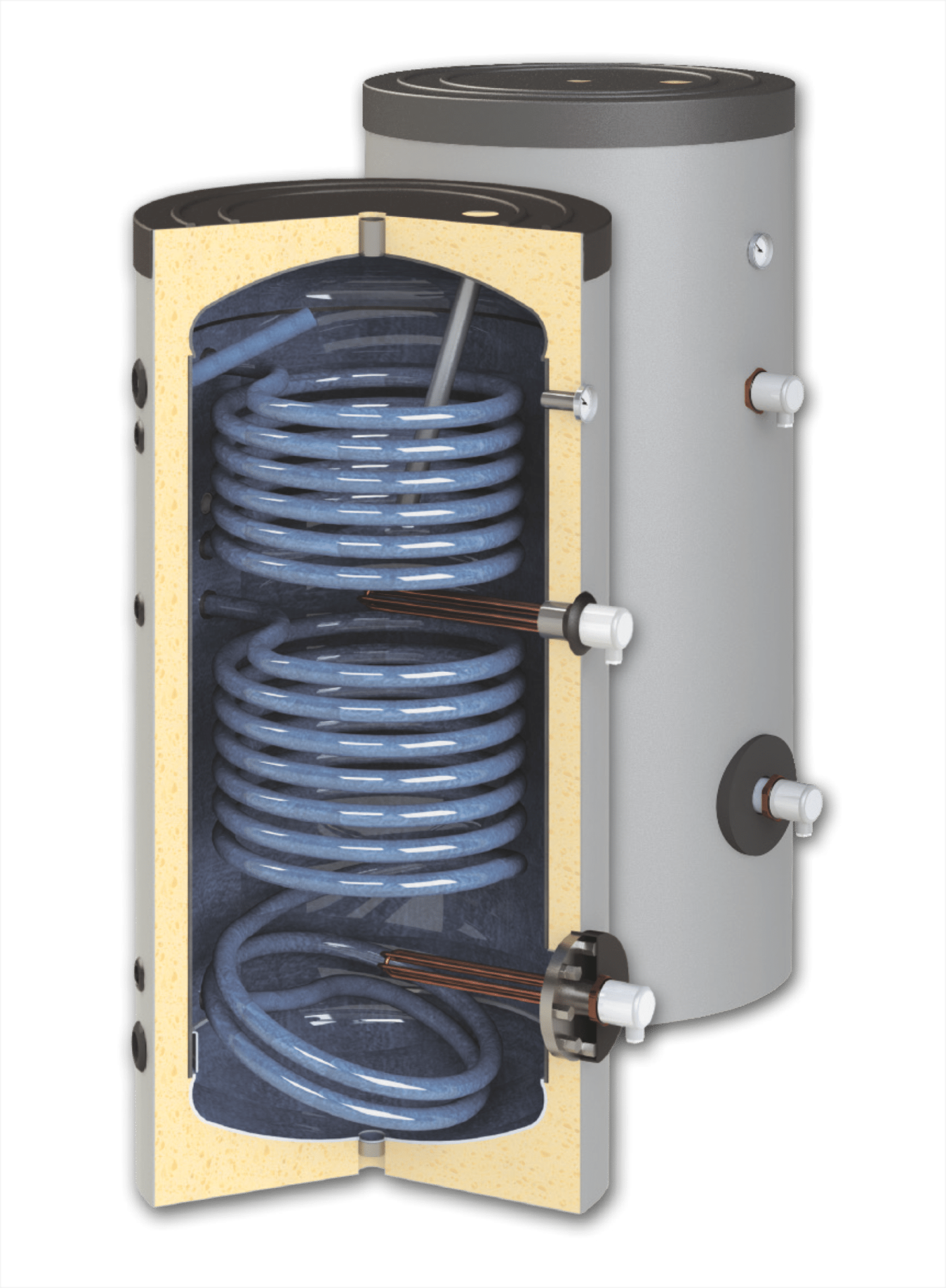 BURNiT Burnit Son 300 - Tapwaterboiler 300L met 2 warmtewisselaars