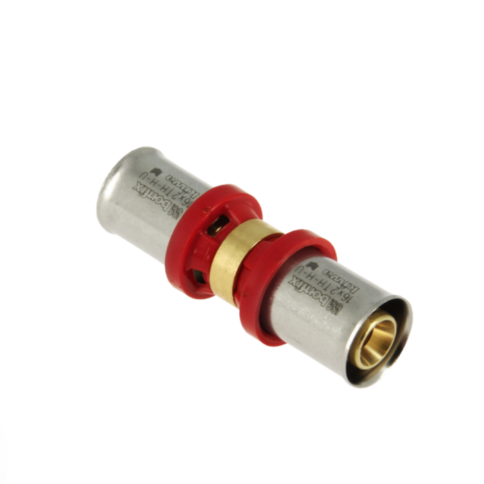 Bonfix BONFIX 2000110 - Gerade Alu-Presskupplung - 16 x 16 mm