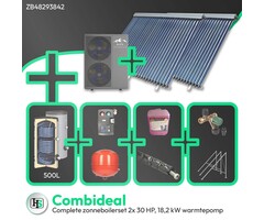 HeWa Solutions Combideal ZB48293842 - Complete zonneboilerset 500L + ALPS EXCLUSIVE AE-18203-MO-V2