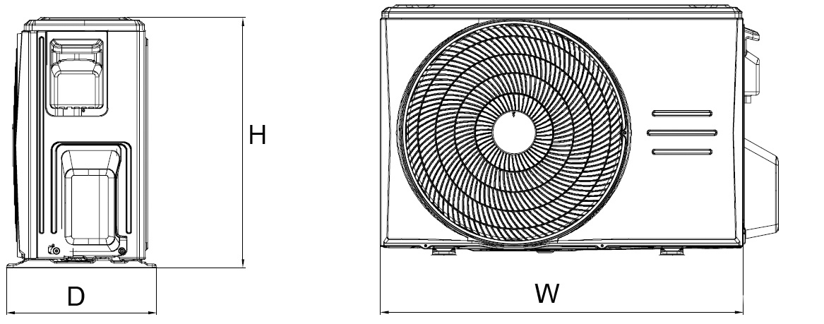 Lamborghini Caloreclima Lamborghini Caloreclima 24 - Monosplit Klimaanlage Wandgerät (7,0 kW / 24000 BTU)