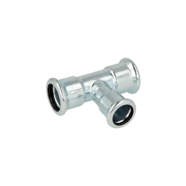 OEG 802004577 - OEG - C-staal perskoppeling verloop T-stuk M-contour - 28 mm x 22 mm x 28 mm