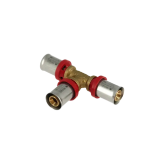 Bonfix BONFIX 2000505 - Pressfitting - Messing - T-Stück - 16 x 16 x 16 mm