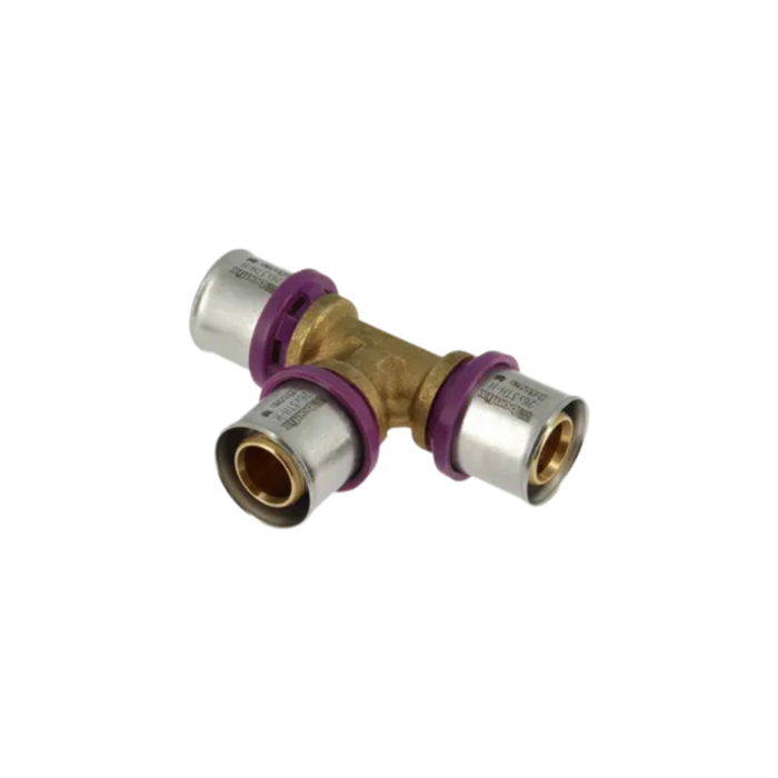 Bonfix BONFIX 2000525 - Perskoppeling - Messing - T-stuk - 26 x 26 x 26 mm
