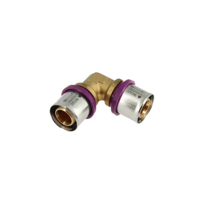 Bonfix BONFIX 2000925 - Perskoppeling hoek 90° - Messing - 26 x 26 mm