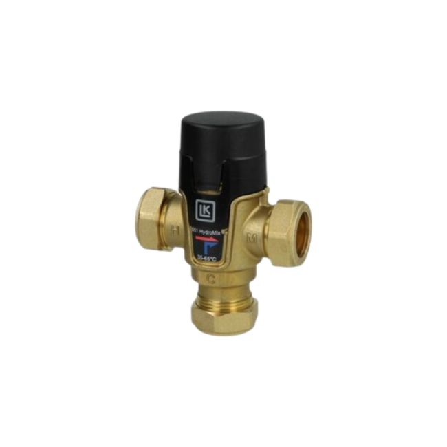 HydroMix - Mengautomaat voor tapwater 15 mm +35 tot +65°C
