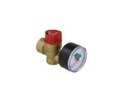 OEG OEG 512240160 - Overstortventiel 1/2" 2,5 bar met manometer