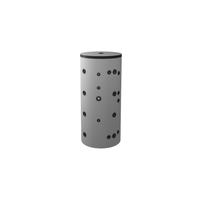 Eldom BCWS2 500K80 - Buffervat 500L met 1 tapwaterspiraal en 2 warmtewisselaars