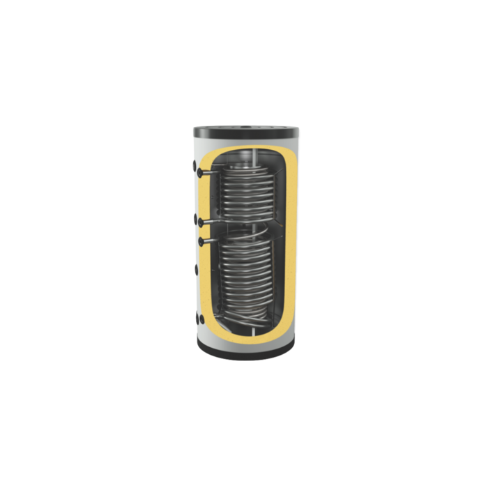 Eldom BCWS2 500K80 - Buffervat 500L met 1 tapwaterspiraal en 2 warmtewisselaars