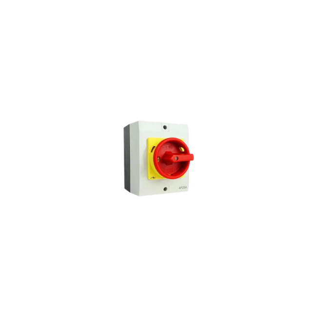 EMAT EMAT 85013001 - Werkschakelaar 4P 25A rood