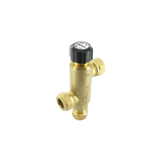 OEG Duco Mix 1351-0-01-01 - Mengventiel instelbaar tussen 35-65 °C - 3 x 15 mm