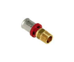 Bonfix BONFIX 2000210 - Perskoppeling recht - Messing - 16 x 1/2" G M