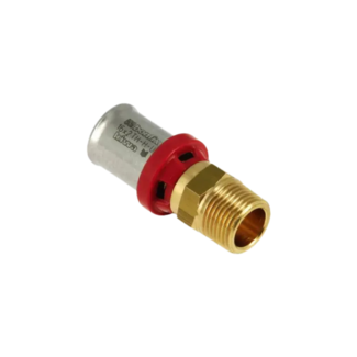 Bonfix BONFIX 2000210 - Perskoppeling recht - Messing - 16 x 1/2" G M