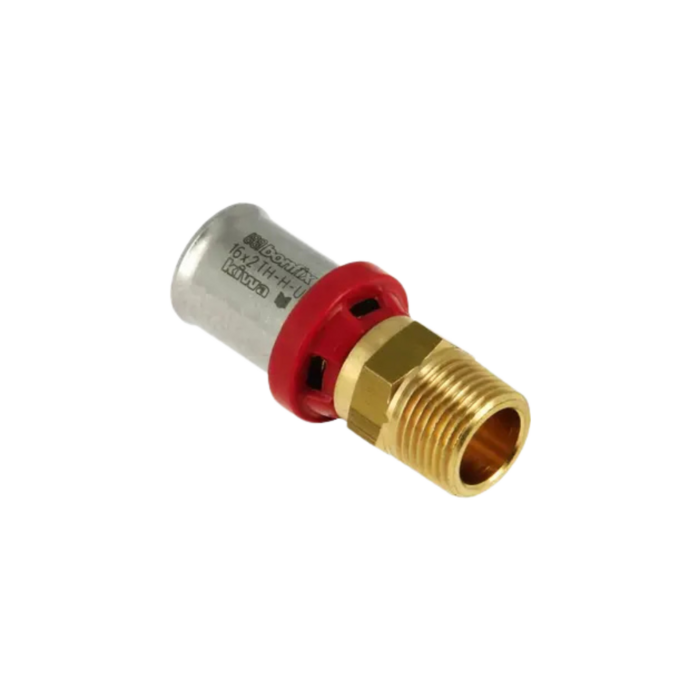 Bonfix BONFIX 2000210 - Perskoppeling recht - Messing - 16 x 1/2" G M