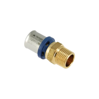 Bonfix BONFIX 2000220 - perskoppeling recht - Messing - 20 x 1/2" G M