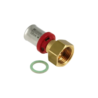 Bonfix BONFIX 2002005 - Pressfitting gerade - Messing - 16 x 1/2'' G F
