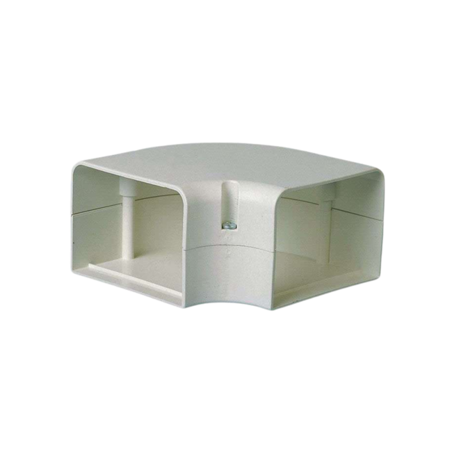 SpeediDuct 10094450100 - Platte bocht 90° - 70MM (wit)