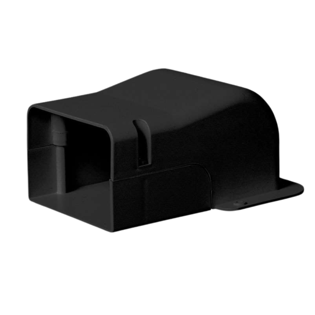 SpeediDuct 10095050200 - Muurkap - 70MM (zwart)