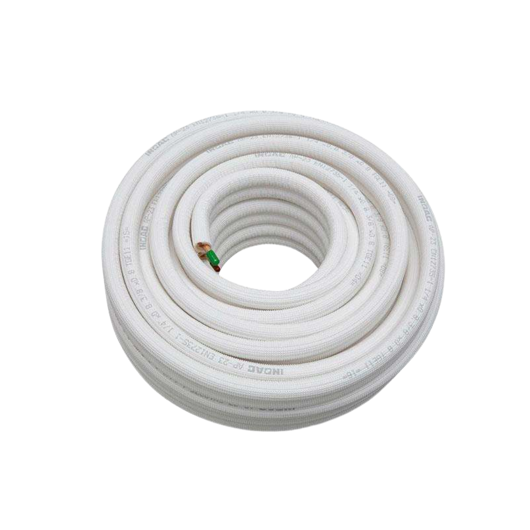 Inoac CIN-2203-000 - Geisoleerde koperleiding 1/4"+3/8" - 30mtr/rol