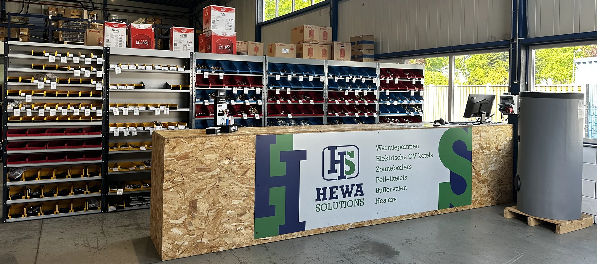 Afhaalbalie bij HeWa Solutions