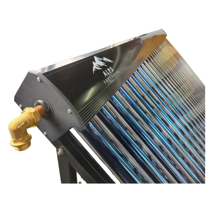 Komplettes Solarboiler-Set - 1x AE-00030-HP(V2)  + Pufferspeicher 300L mit 1 Trinkwasserregister und 1 Wärmetauscher
