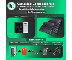 HeWa Solutions Combideal ZB48293732 - Complete zonneboilerset 300L 1x 30HP + ALPS EXCLUSIVE AE-08401-MO-(A)
