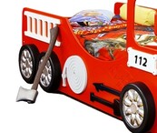 Autobed brandweer kinderbed jongensbed