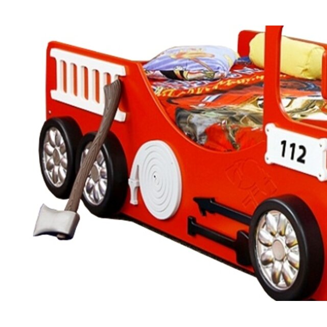 Autobed brandweer kinderbed jongensbed